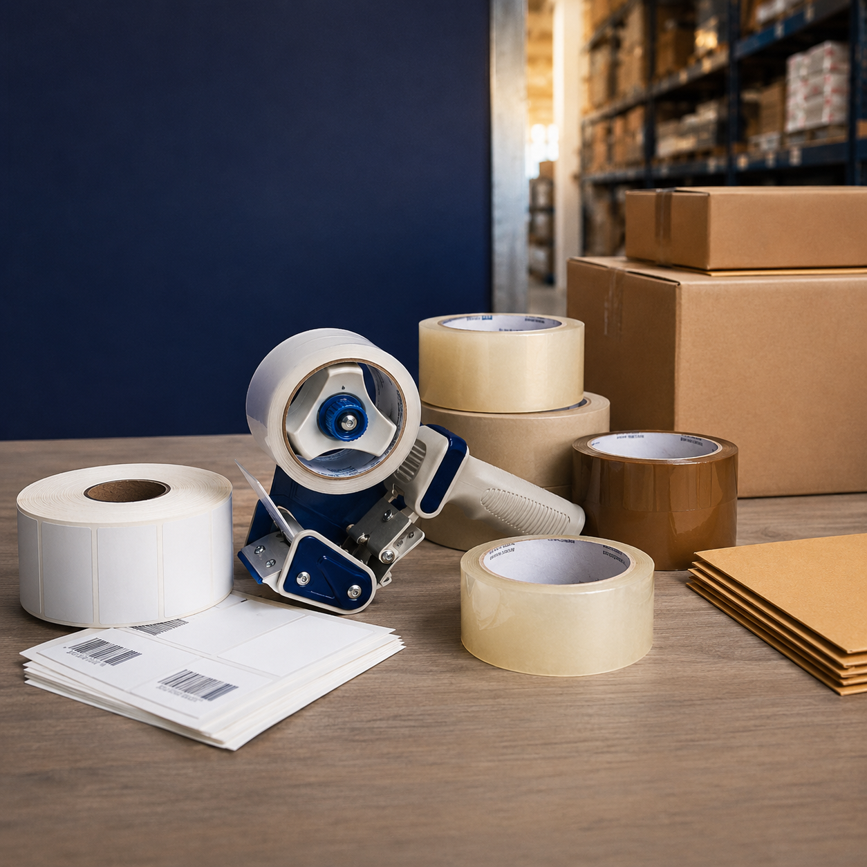 Tape + labels visual